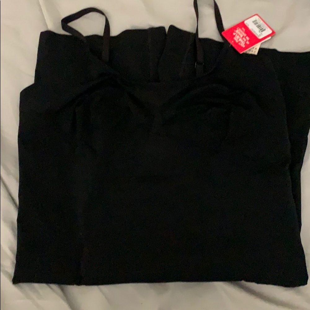 Spanx Sculpt Mid-thigh Bodysuit Very black size 2X